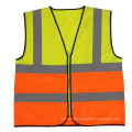 HI VIZ VIS VISIBILITY SECURITY WORK VEST TWO COLOR TONE SAFETY VEST